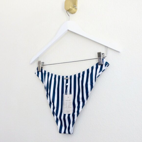 NEW! Kenny Flowers The Hamptons Navy Striped Sporty Bikini Bottom XS, M, L - Picture 11 of 14
